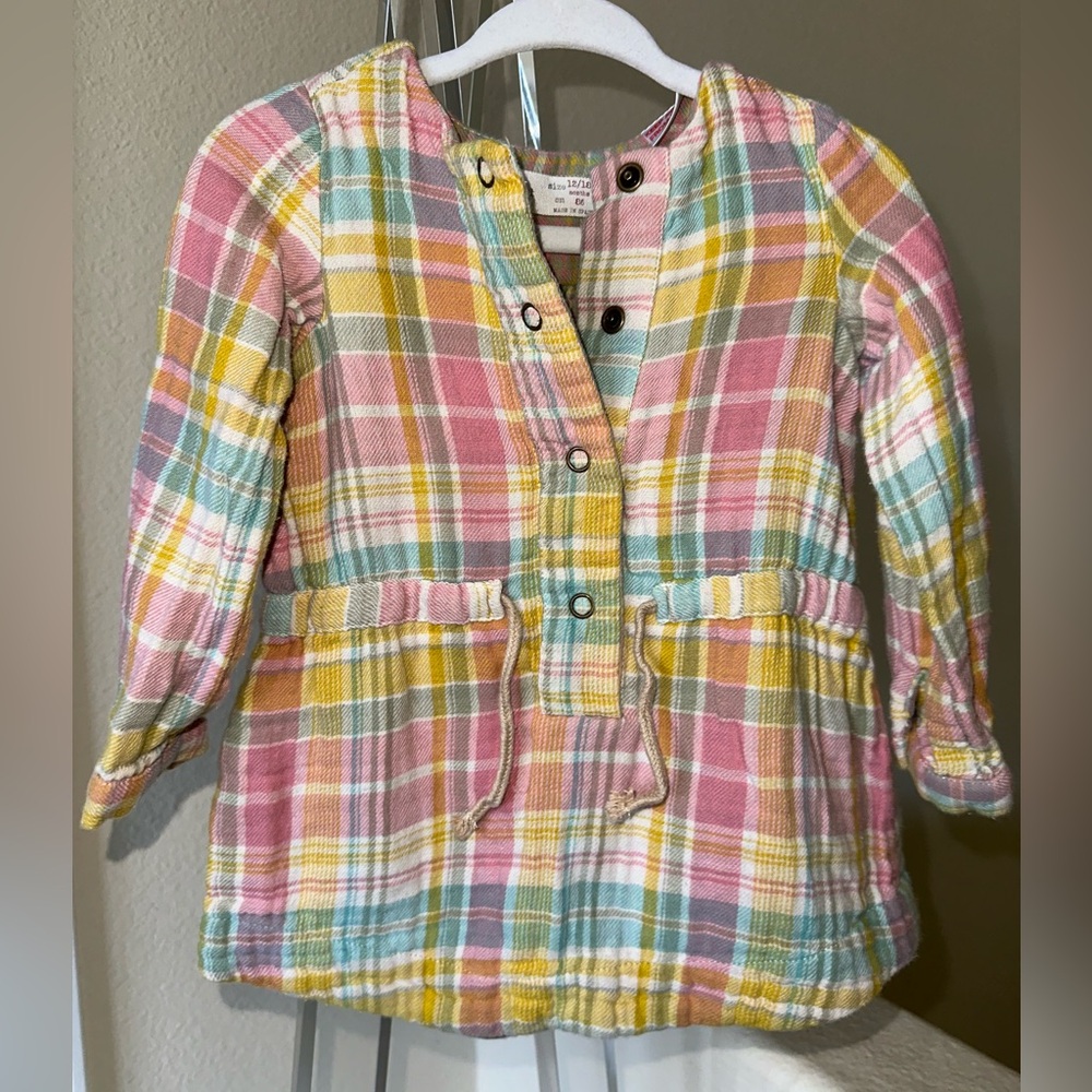 Beautiful ZARA Pastel Checkered Dress